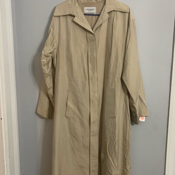 Beautiful Vintage Silk YSL Trench - Picture 2 of 9